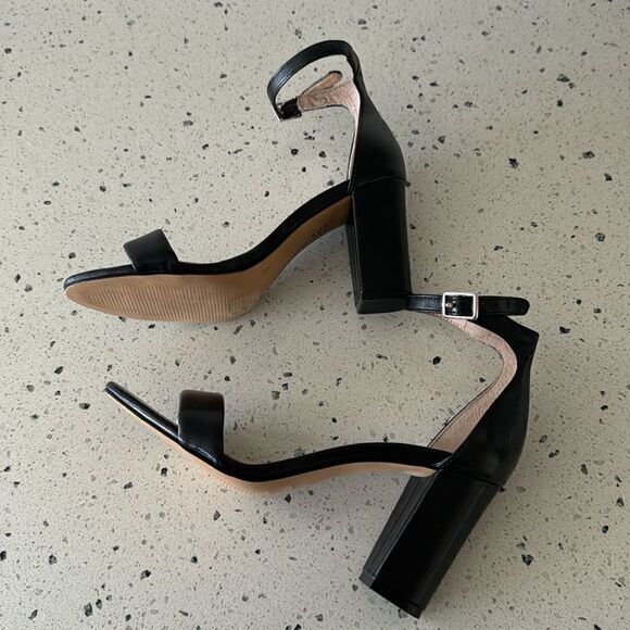 INC International Concepts Women’s Kivah Black Open Toe Sandals Block Heel 5.5M - Picture 5 of 12